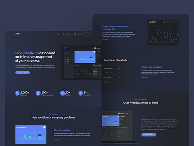 Landing page concept