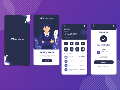 Mobile Banking App app design banking app mobile ui uidesign uiux