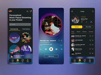 Pace Music Player App🎵 3d animation branding graphic design motion graphics ui