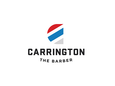 Carrington The Barber brand design branding designer freelance identity design logo logodesign