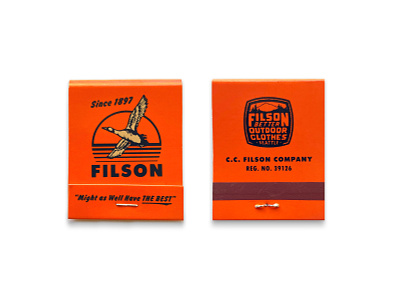 Filson Matchbook brand design branding designer freelance