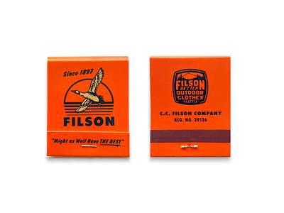 Filson Matchbook brand design branding designer freelance