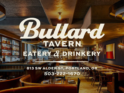 Bullard Tavern brand design branding design designer freelance identity design logo logodesign restaurant restaurant braning tavern