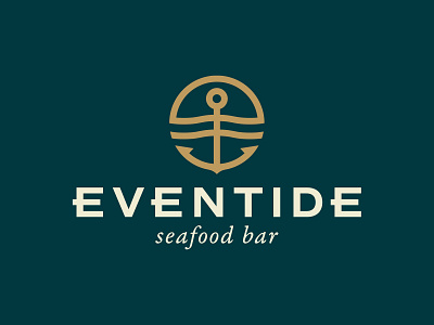 Eventide Seafood Bar brand brand design brand identity branding designer identity design logo logo designer logodesign restaurant restaurant branding restaurant logo seafood logo