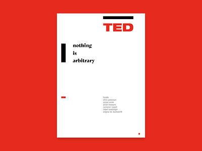 Ted Invite Poster Design graphic design illustrator poster typography