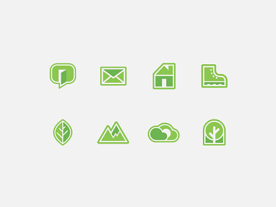 Walking and Talking icons branding design icon logo minimal vector