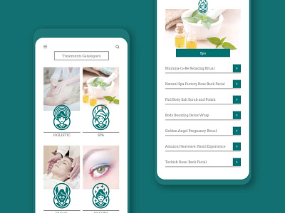 Jody's Haven treatment booking app app app prototype booking app branding concept design treatment ui ux