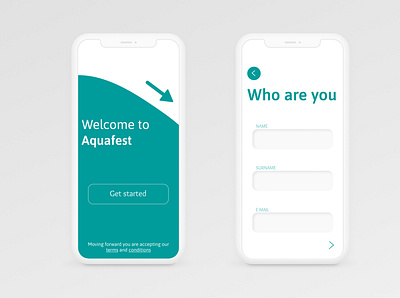 Registration Form app dailyui design form ui