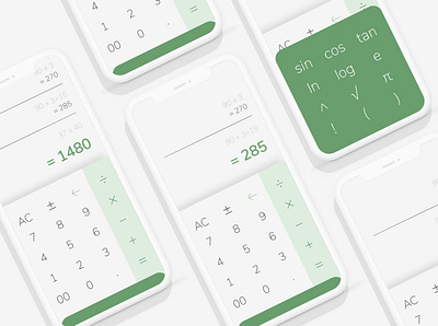 Calculator app app calculator design modern ui