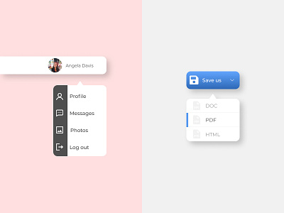 Daily UI Challenge 027 - Dropdown app dailyui design dropdown ui