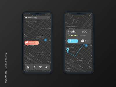 Daily UI Challenge 029 - Map app dailyui design map ui uidesign