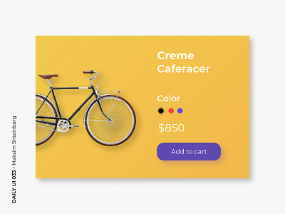 Daily UI Challenge 033 - Customize Product app customize product dailyui design ui