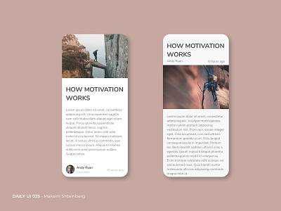 Daily UI Challenge 035 - Blog Post