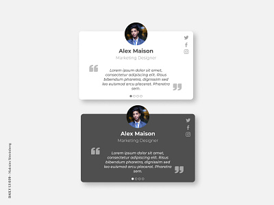 Daily UI Challenge 039 - Testimonials app dailyui design testimonials ui