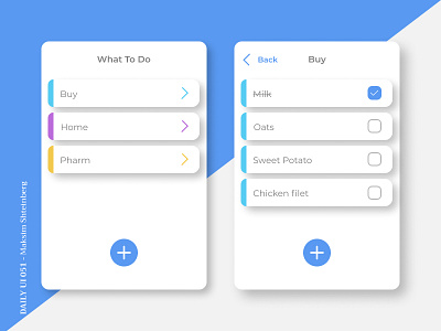 Daily UI Challenge 042 - ToDo List