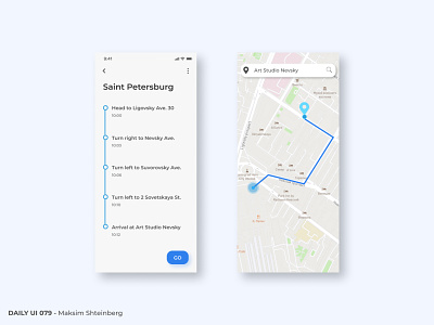 Daily UI Challenge 079 - Itinerary