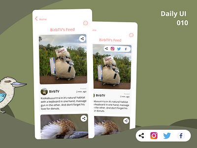 010 app dailyui dailyuichallenge design social media design social media share social share ui ux