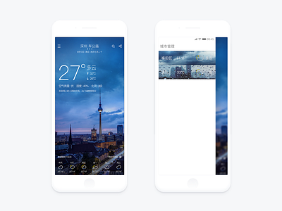 Weather clean illustration ui ux weather