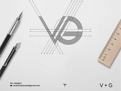 VG monogram logo branding clean design graphic design icon illustration illustrator logo typography vector