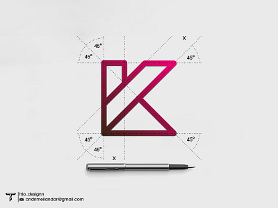 K Monogram Logo brand