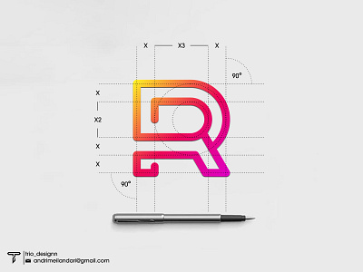 R Monogram Logo brand