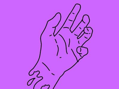 Magenta hand