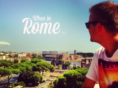 When in Rome... city colors colosseum lovely roma rome summer sun trip vacation