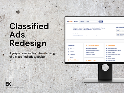 Classified Ads Redesign | Responsive Web App adobe xd design responsive website ui web app