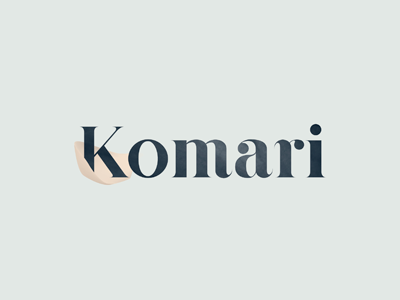 Komari bra branding eo identity komari lingerie logo petal