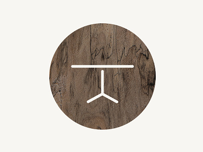 Monogram Work for Brett Yarish Joinery + Design clean furniture logo design modern monogram table type typography wood