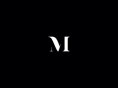 Mel Volkman Monogram brand mark custom type custom typography emblem logo m monogram modern logo modern monogram monogram mv monogram word mark