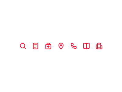 Icons for Disaster Information App