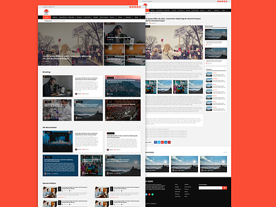 Shaffak News Portal abroad design graphics news online news ui ui ux uk webdesign website concept website design world
