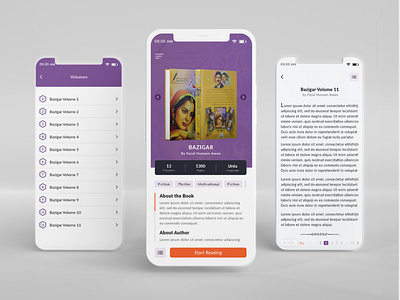 Book Reading App Design app design book reading app branding graphic design logo online library ui uiux design