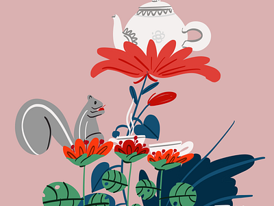 The breakfast animation branding color debut digital painting dribbble illustration magical procreate procreateapp uiux