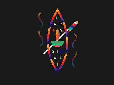Graphixstory Logo-Diwali version decor digital painting diwali illustration illustrator light magical photoshop rangoli