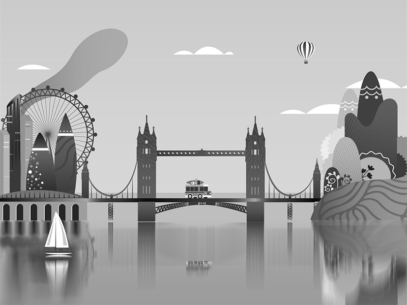 Magical London BW By Surajit Majhi On Dribbble