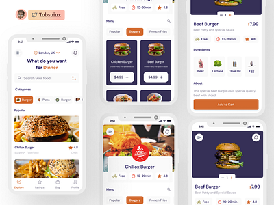 Chillox Burger Redesign by Tobi Adebisi on Dribbble