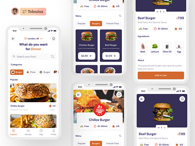 Chillox Burger Redesign by Tobi Adebisi on Dribbble