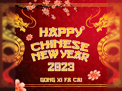Happy Chinese New Year 2023 | Gong Xi Fa Cai 2023 china chinese new year graphic design illustrator new year photoshop social social media social media design social media design 2023