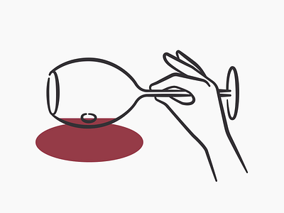 "Something Went Wrong" Error Illustration animation glass hand video wine