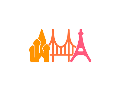 Travel Guides Logo #1 bridge eiffel logo moscow paris tower travel