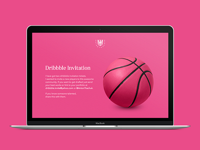 Dribbble Invitation