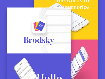 Brodsky app on Behance
