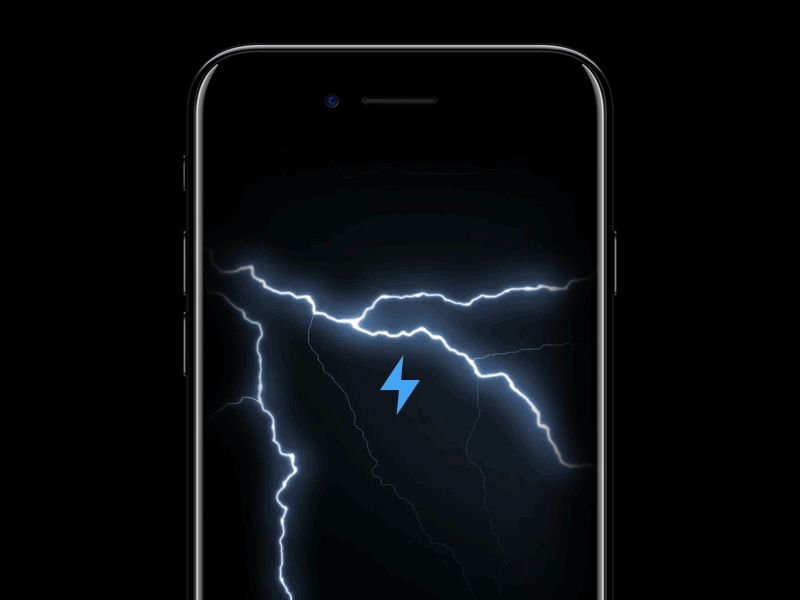 Loading Animation app bolt flashing ios lightning loading splash startup