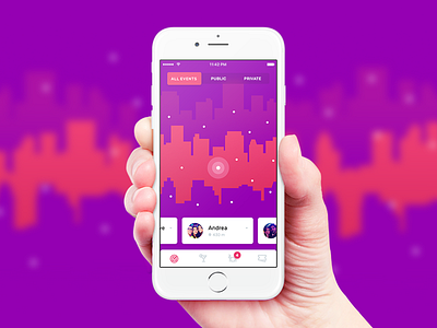 Social Game App app city game ios social tabs