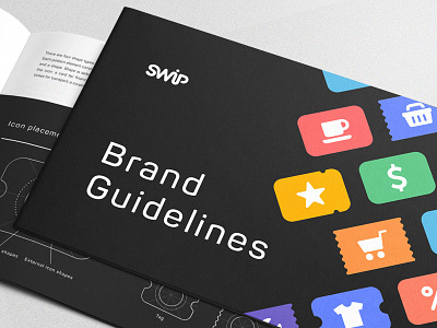 SWiP Brand Guidelines album book brand brandbook branding colors cover gudelines identity manual pages palette