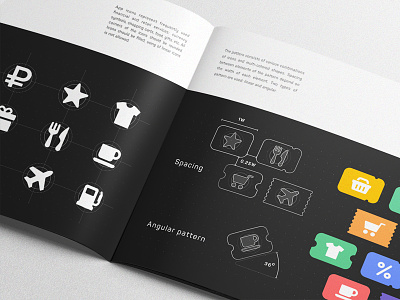 SWiP Iconography and Pattern album book brand brandbook branding colors cover gudelines identity manual pages palette