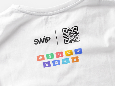 SWiP T-shirt Back printing qr shirt t-shirt
