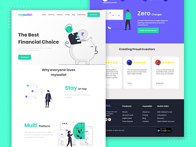 Fintech Investing Landing page animation branding fintech fintechdesigns fintechstartups fintechuxdesigns graphic design landingpage landingpagedesign logo motion graphics ui uidesign uxdesign